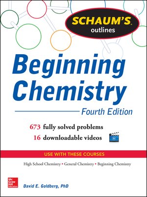 cover image of Schaum's Outline of Beginning Chemistry